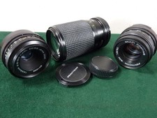 3 Vintage M42 Mount lenses all