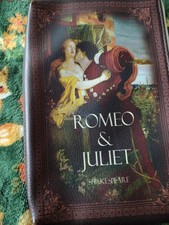 Romeo and Juliet Shakespere Design Faux Leather Pencil Case.