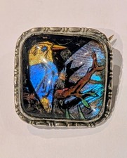 Thomas Mott Vintage Sterling Silver Butterfly Wing Brooch 1920s