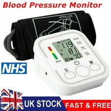 Digital Blood Pressure Monitor LCD Display & Voice Upper Arm Cuff BP Machine UK