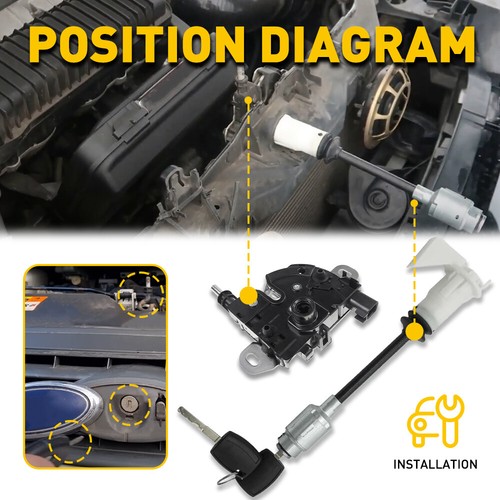 Bonnet release lock latch - bonnet,