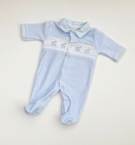 Newborn blue rompers smart - blue,