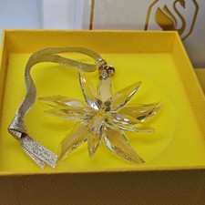 Swarovski 2023 Edelweiss Ornament SCS Crystal Flower NEW & Boxed Collectors