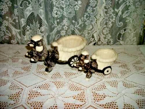 Cottagecore french poodle cart - cottagecore,