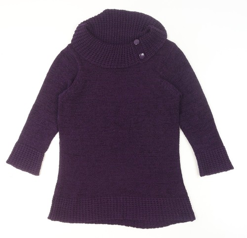 Bhs women purple cowl - bhs, neck