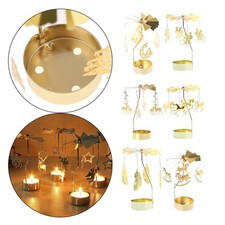 Rotating Candle Holder Stand Votive Tea Light Holder
