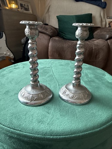 Vintage pair chrome - pair,