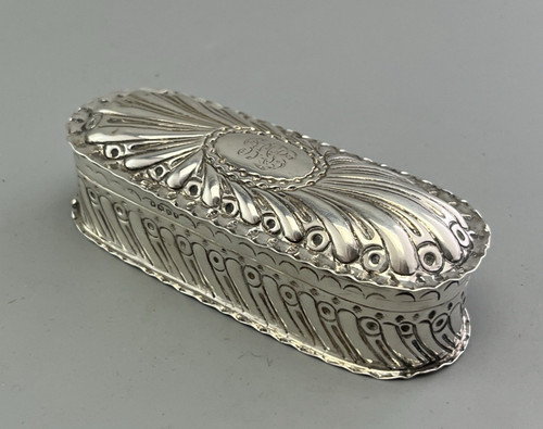 Victorian silver trinket box - victorian,