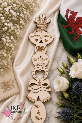 Personalised welsh love spoon - personalised,