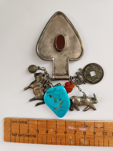 Vintage eclectic brooch - vintage,