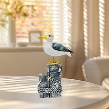 Wooden seagull figurine - seagull,