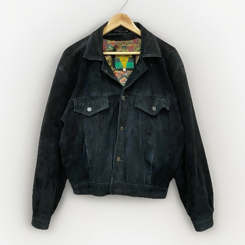 Vintage 80s suede bomber - vintage,