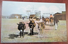 SKEGNESS  Donkeys on the beach