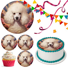 Poodle Dog Cake Topper Party