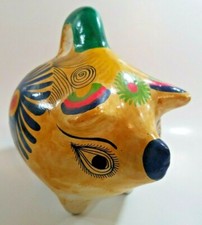 Vintage Mexican Folk Art Pig