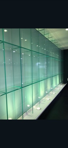 Clear glass toughened shelves - clear,
