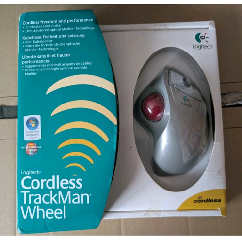 Logitech cordless trackman - logitech,