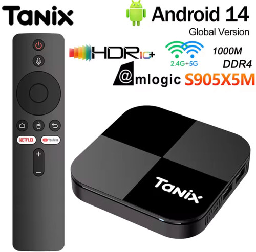 Tanix tx5 plus android tv - tx5,