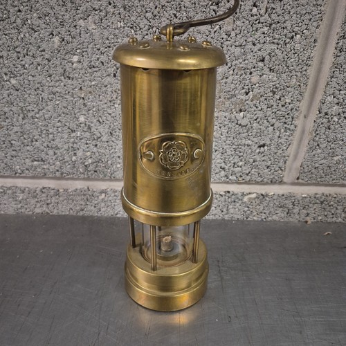 England brass miners lamp made - brass,