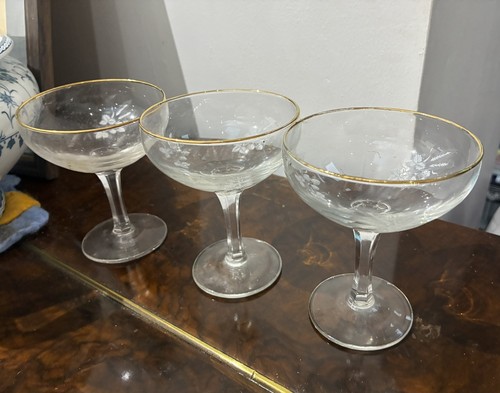 Set vintage gilt edged - vintage,