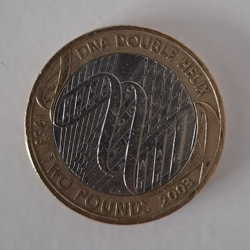 Misprinted rare two pounds - misprinted,