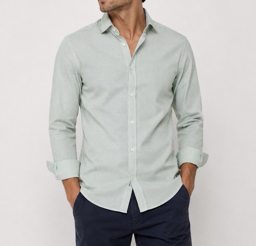 Zara mens slim - fit, green