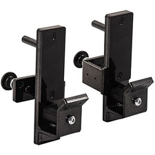 EX DISPLAY GM3 Roller Weightlifting J-Cups Barbell Pair UHMW for Gym Power Rack