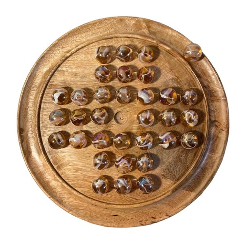 30cm mango wood - wood, solitaire