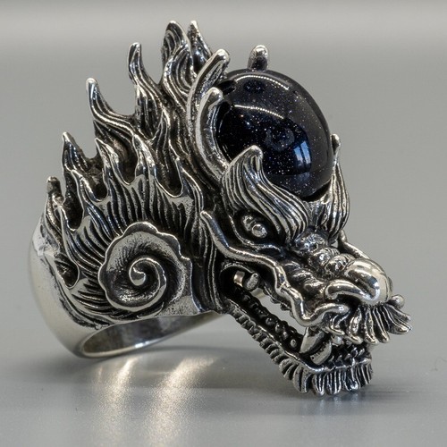 Dragon ring 925 silver - 925,