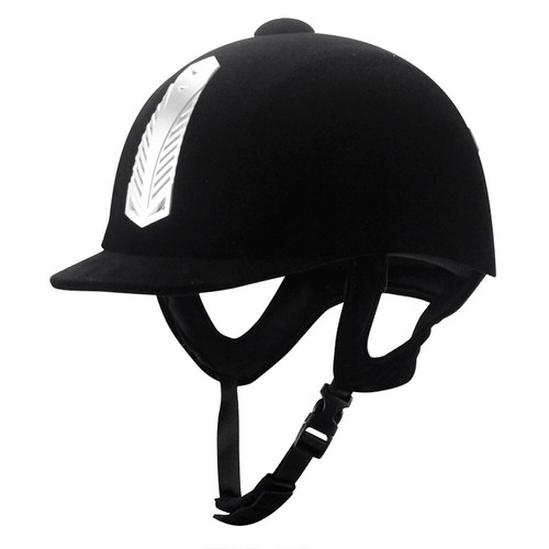 Equestrian helmet velvet horse - velvet,