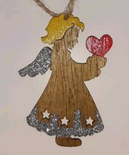 Set Of Handmade Wooden 'Angel'