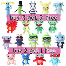 28cm Happy Tree Friends HTF Flippy Fliqpy Stuffed Doll Anime Plush Toy Gift New