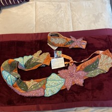 Qvc Indigo Moon Belt And Head Band