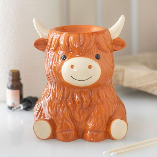 Highland cow oil burner - cow,