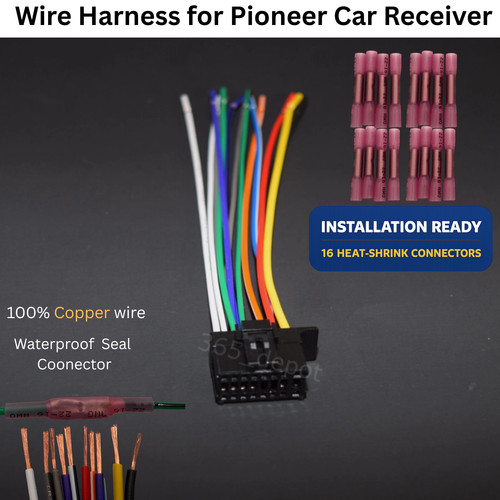 Wire harness for pioneer - for,