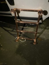 Original Victorian heated towel rail and radiator large