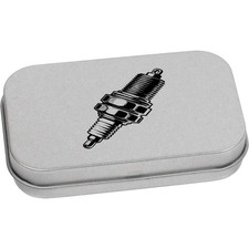 'Spark Plug' Metal Hinged Tin