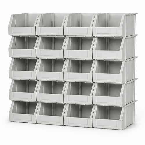 Storage wall bin kit with - wall,