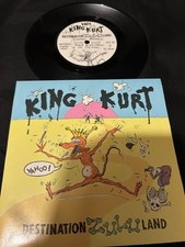 King Kurt Destination Zululand 7" Single (1983) Stiff  BUY 189