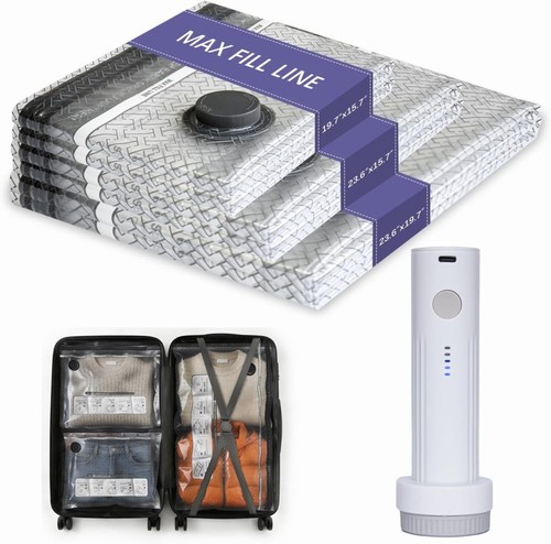 Vacuum travel bags with - travel,