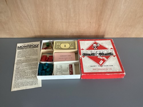 Vintage monopoly board - board, game