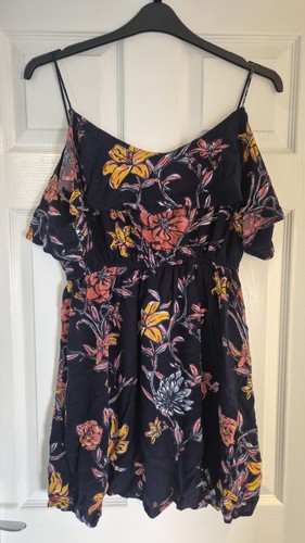 Navy floral cold - navy,