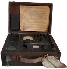 RAF Ww2 6C 518 Temperature Instrument Test Set.  Sangamo Weston Ltd. Model S.77