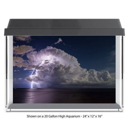 Lightning storm sea - at,