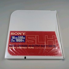 Sony SLH-7-550-BL 7" Reel to Reel Tape 555m Unused Standard Hub 7 1/2IPS 1/4"