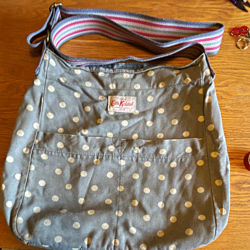 Cath kidston grey white polka - kidston,