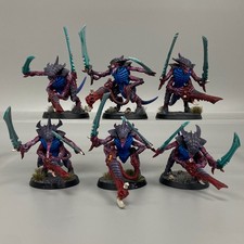 6 TYRANID WARRIORS WARHAMMER 40K 40,000 TYRANIDS BROOD SYNAPSE SQUAD HIVE FLEET