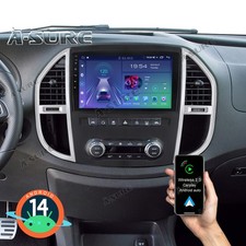 2+32GB Android 14 Car Stereo GPS Head Unit Sat Nav for Mercedes Benz Vito W447