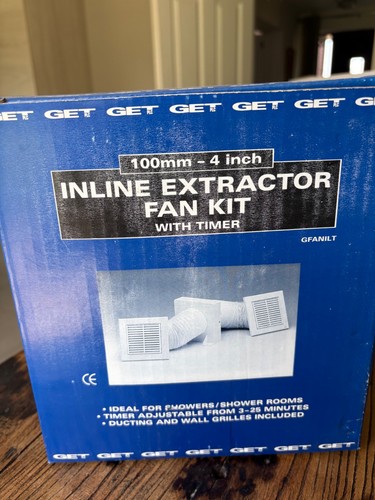Inline extractor fan kit - inline, with