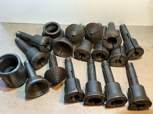 Lathe collets 145mm long - ,